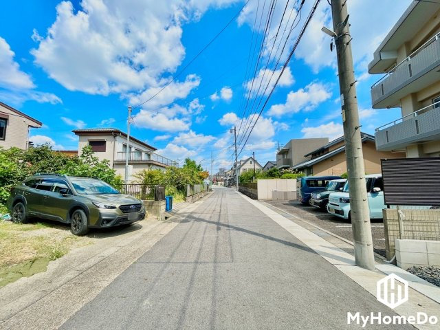 守山区村合町の前面道路含む現地写真