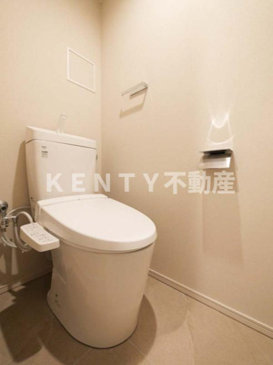 【トイレ】 | Mind Kamata | 落ち着いたトイレです