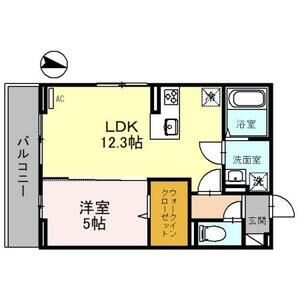 ルシール西岩田の間取り