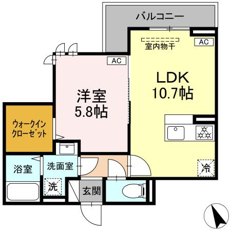 セレスティア京島の間取り
