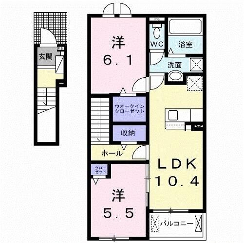 Ｋ－サルビアの間取り