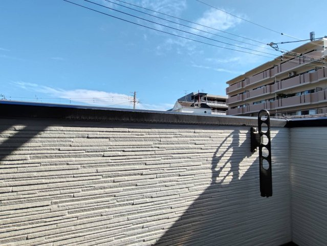 堺市東区西野中古戸建のバルコニー