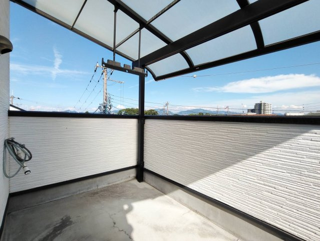 堺市東区西野中古戸建のバルコニー