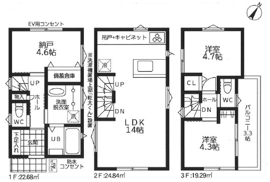 葛飾区細田１丁目　新築戸建て