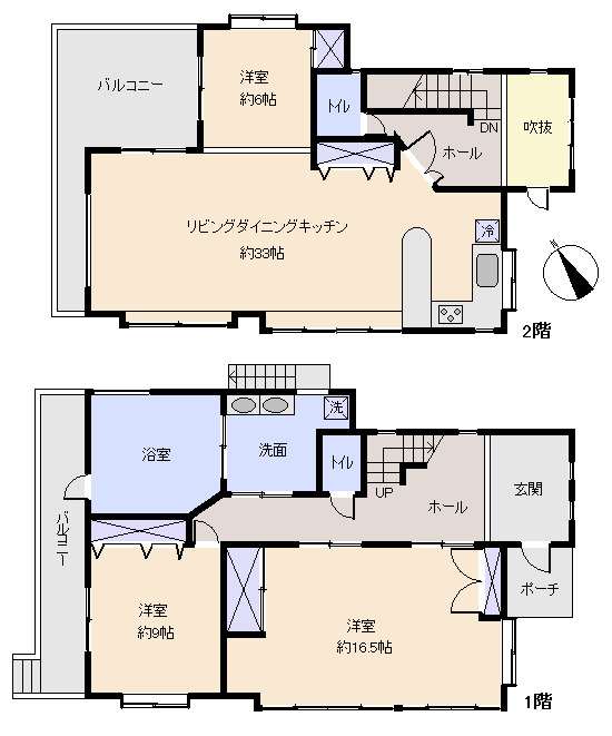 函南町　南箱根ダイヤランドの間取り