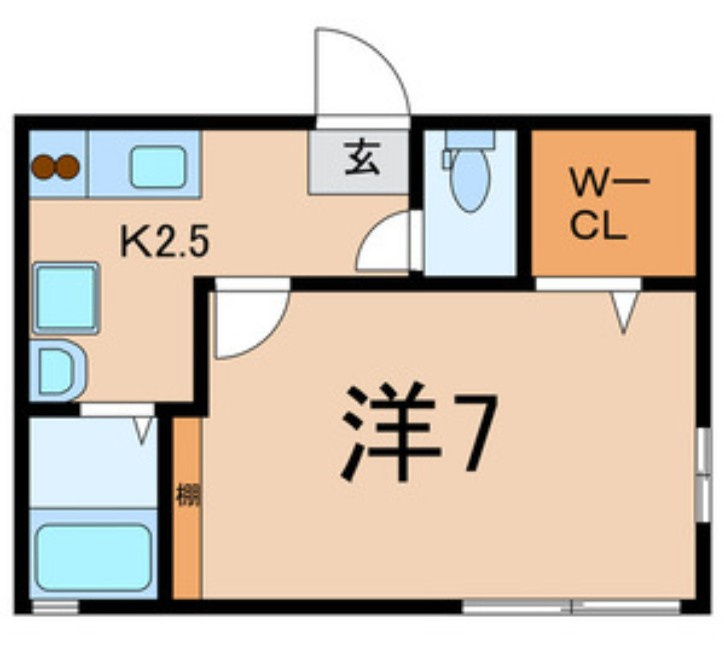 パルームの間取り|間取りです。