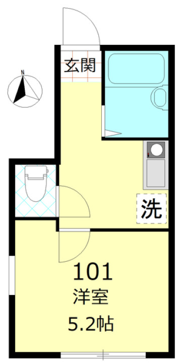 レジデンツ赤羽の間取り