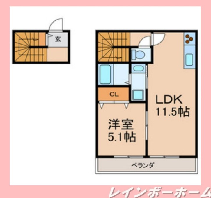 【仲介手数料：50％OFF】対象物件！の間取り