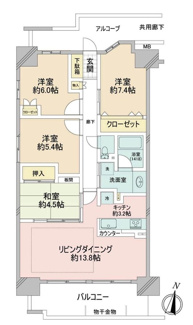【間取り】 | ジェイグラン・エル茨木