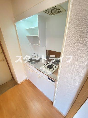 大阪市東淀川区東中島１丁目の賃貸マンションのキッチン