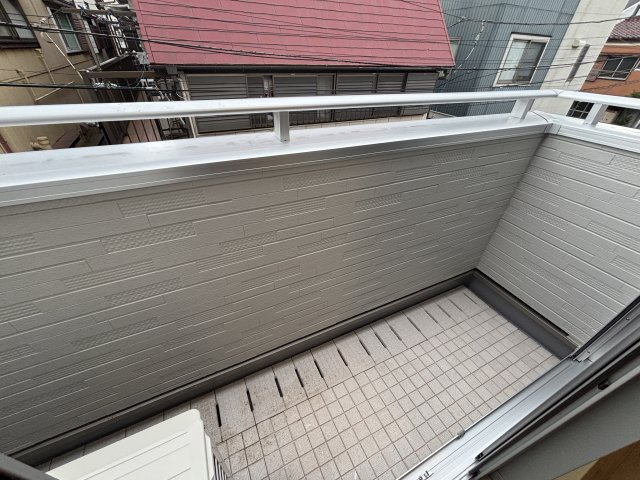 サクラコートのバルコニー