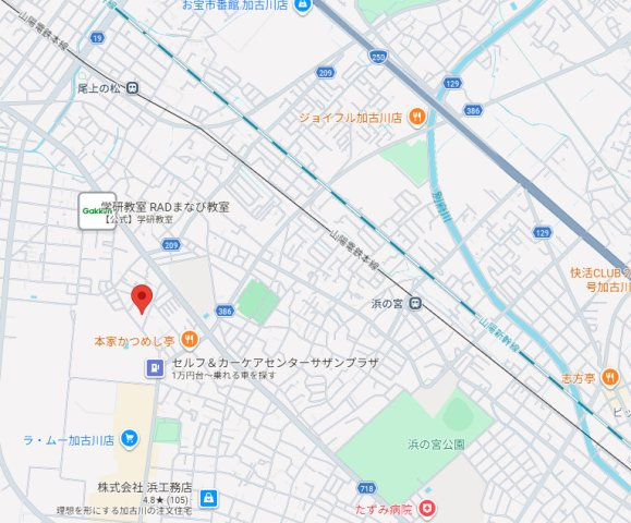加古川市尾上町池田　土地の地図