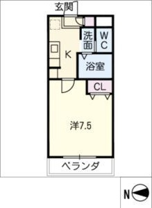 A・City柴田本通の間取り