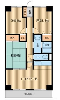 【間取り】 | エスポワール ルーチェ | 間取りです。