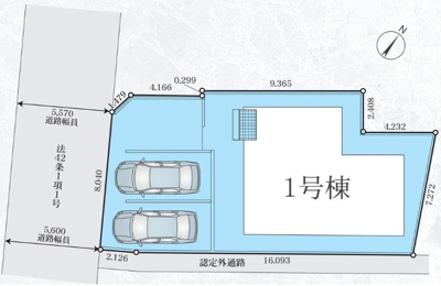 【区画図】 | 藤沢市善行4期 新築戸建 全1棟