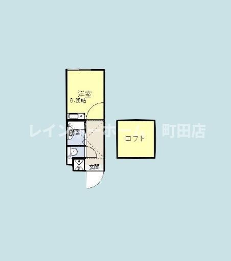 シティハイム大野※初期費用分割後払いサービス利用可能物件の間取り