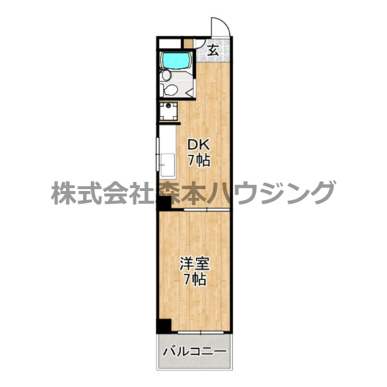 【間取り】 | 　香里ロイヤルプラザ