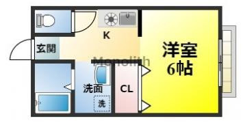 メゾンデュソレイユの間取り