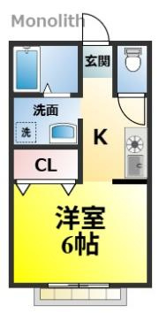 メゾンデュソレイユの間取り