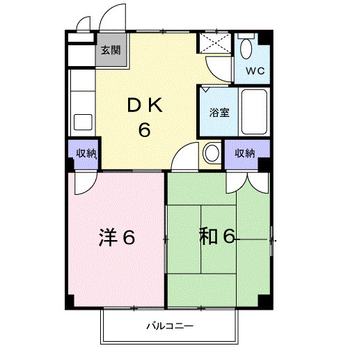 【間取り】 | シャトレーハイツ佐藤 | 間取図