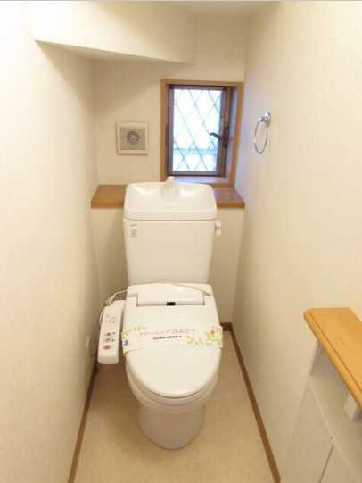 青木町戸建のトイレ
