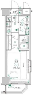 【間取り】 | レアライズ清澄白河 | 間取りです。