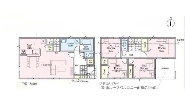 秦野市堀西第27　新築戸建　全2棟2号棟