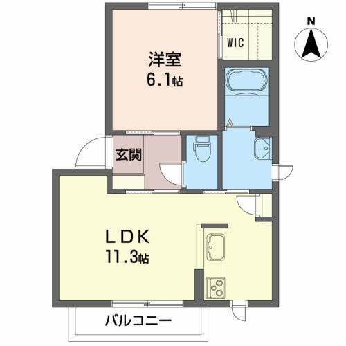 シャーメゾンＴＡＲＯの間取り