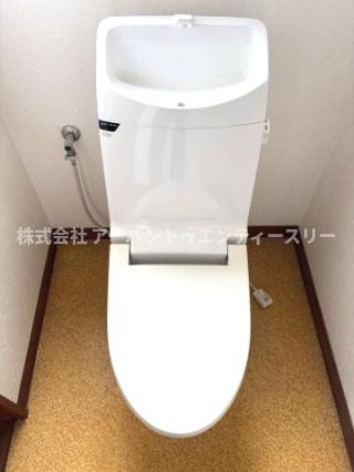 青梅市柚木町1丁目貸家のトイレ
