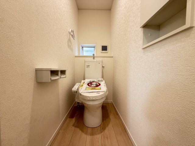 読谷村大湾　第2（全2棟）ラスト1号棟のトイレ|1号棟　温水洗浄便座♪