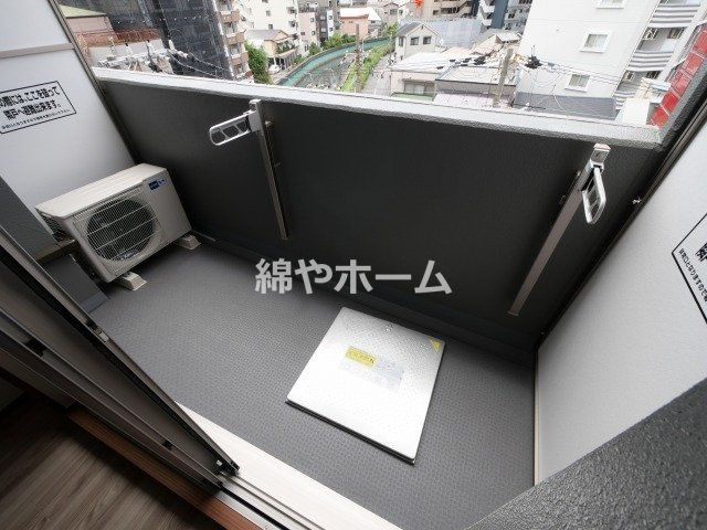 レシオス大阪城SOUTHのバルコニー|バルコニー付きです