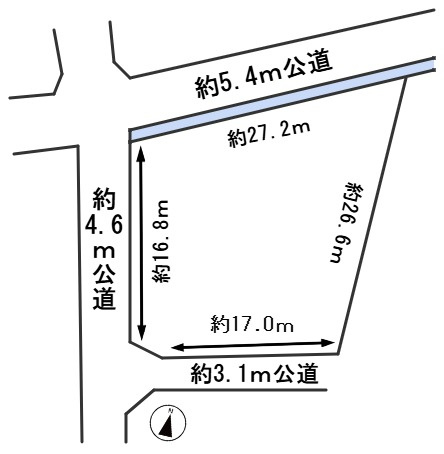 ６１９０２　岐阜市茜部寺屋敷土地
