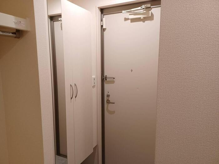 プラージュ武庫川　A棟の玄関