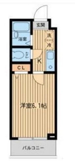【間取り】 | BluRock新宿河田町（旧グランプレッソ河田町）