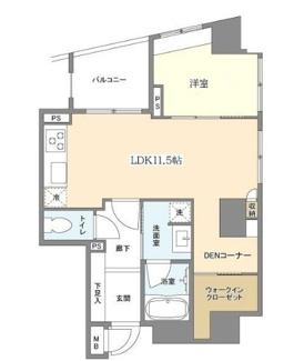 【間取り】 | Ｄａｆｆｉｔｔｏ天王洲 | 間取りです。