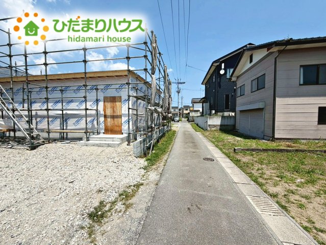 いわき市四倉町字東三丁目　新築戸建の前面道路含む現地写真|平日・夜間もご案内可能(^^♪お気軽にお問い合わせくださいませ!(^^)!