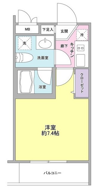 サンフラットの間取り|間取りです。