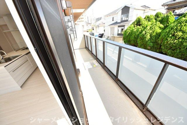 D-ROOM原町のバルコニー