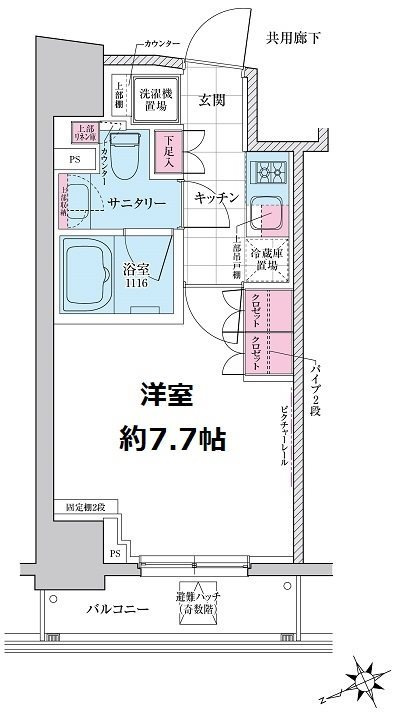 ステラメゾン三軒茶屋の間取り