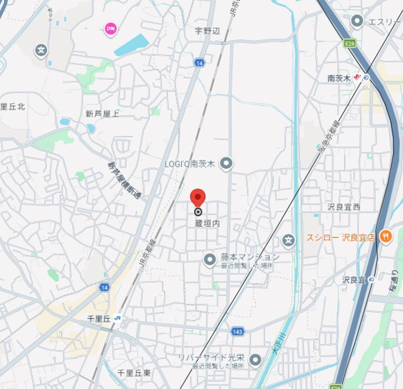 【地図】 | リアコート千里丘2 NORTH