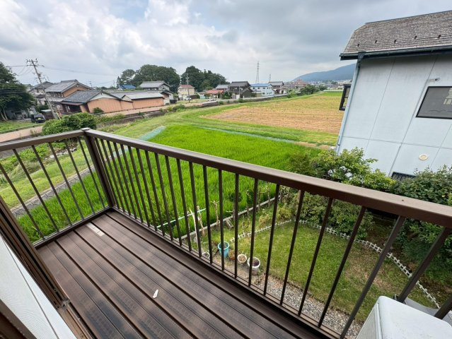 中古戸建　不破郡垂井町府中　昭和55年築のバルコニー