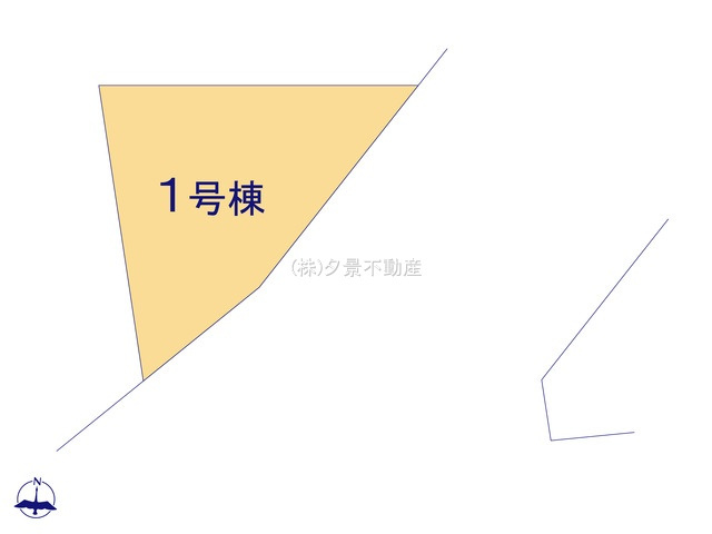 《仲介手数料無料》中央区下落合２丁目1-3新築一戸建てミラスモの区画図