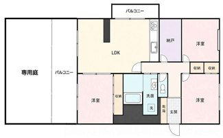 【間取り】 | メゾン千里丘D棟