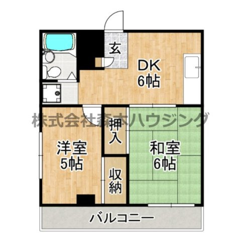 【間取り】 | 　香里ロイヤルプラザ