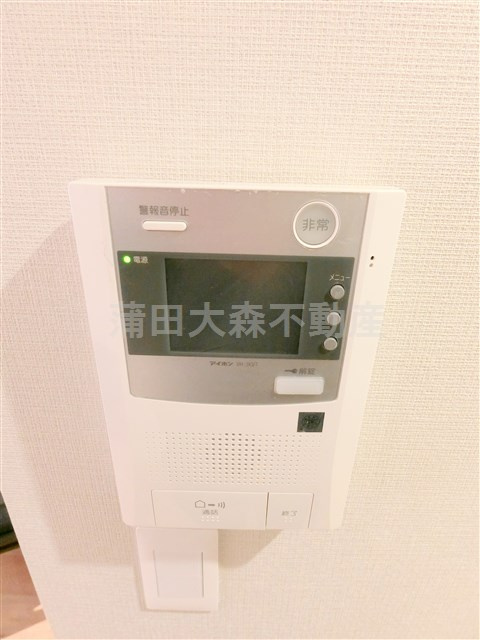 ブルーノコート蒲田の設備|TVモニター付オートロック　インタ―ホン