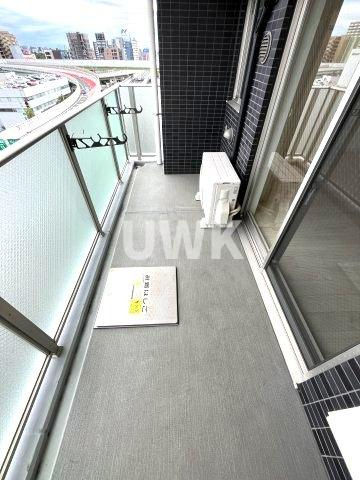 名古屋市中区栄５丁目の賃貸マンションのバルコニー