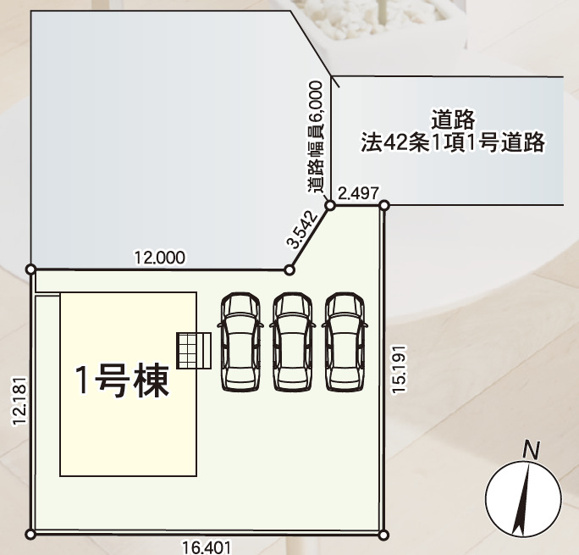 【区画図】 | Cradle garden　山辺町山辺第13　1号棟 | ★内覧予約でブランド米2kg★