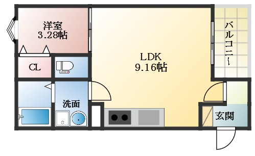 【間取り】 | F＋style高見の里2号館