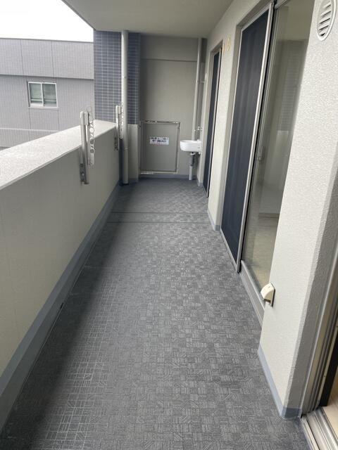 Ｄクラディア九品寺のバルコニー
