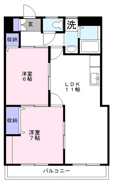 【仲介手数料：50％OFF】対象物件！の間取り